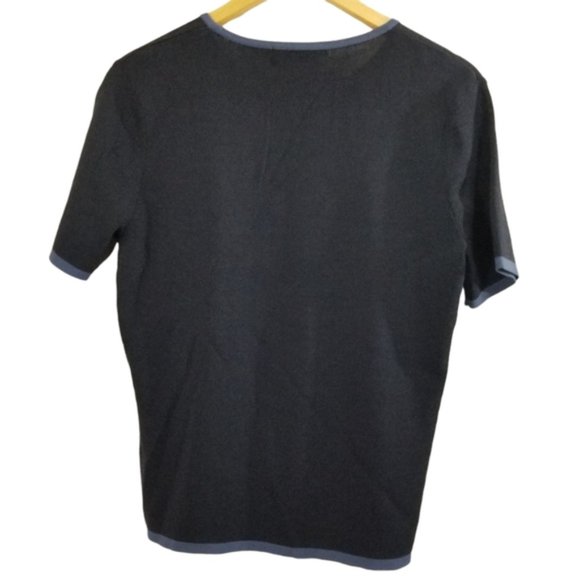 Devonshire Cream viscose nylon short sleeve top - Picture 2 of 6